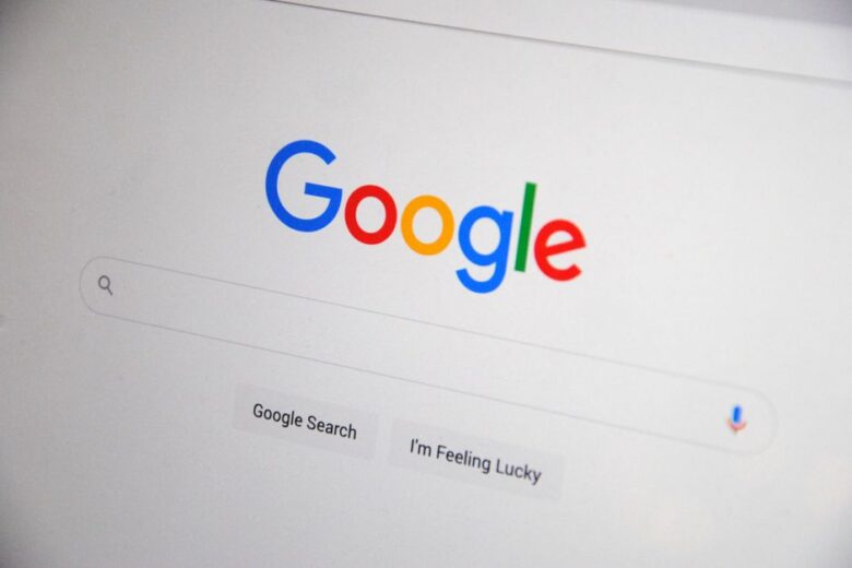 Google search interface with AI agents technology