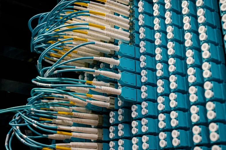 Redundant network cabling inside a data center hosting multiple cloud regions